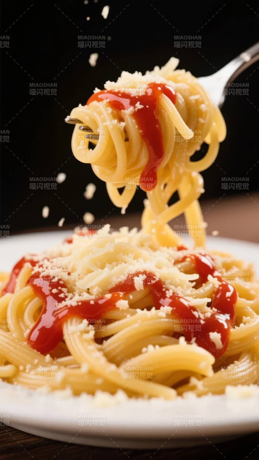意面酱香四溢图片