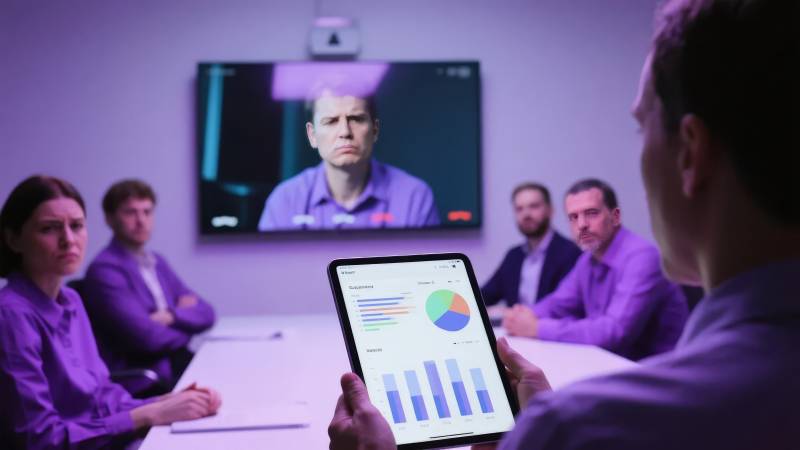 远程会议数据分析图片