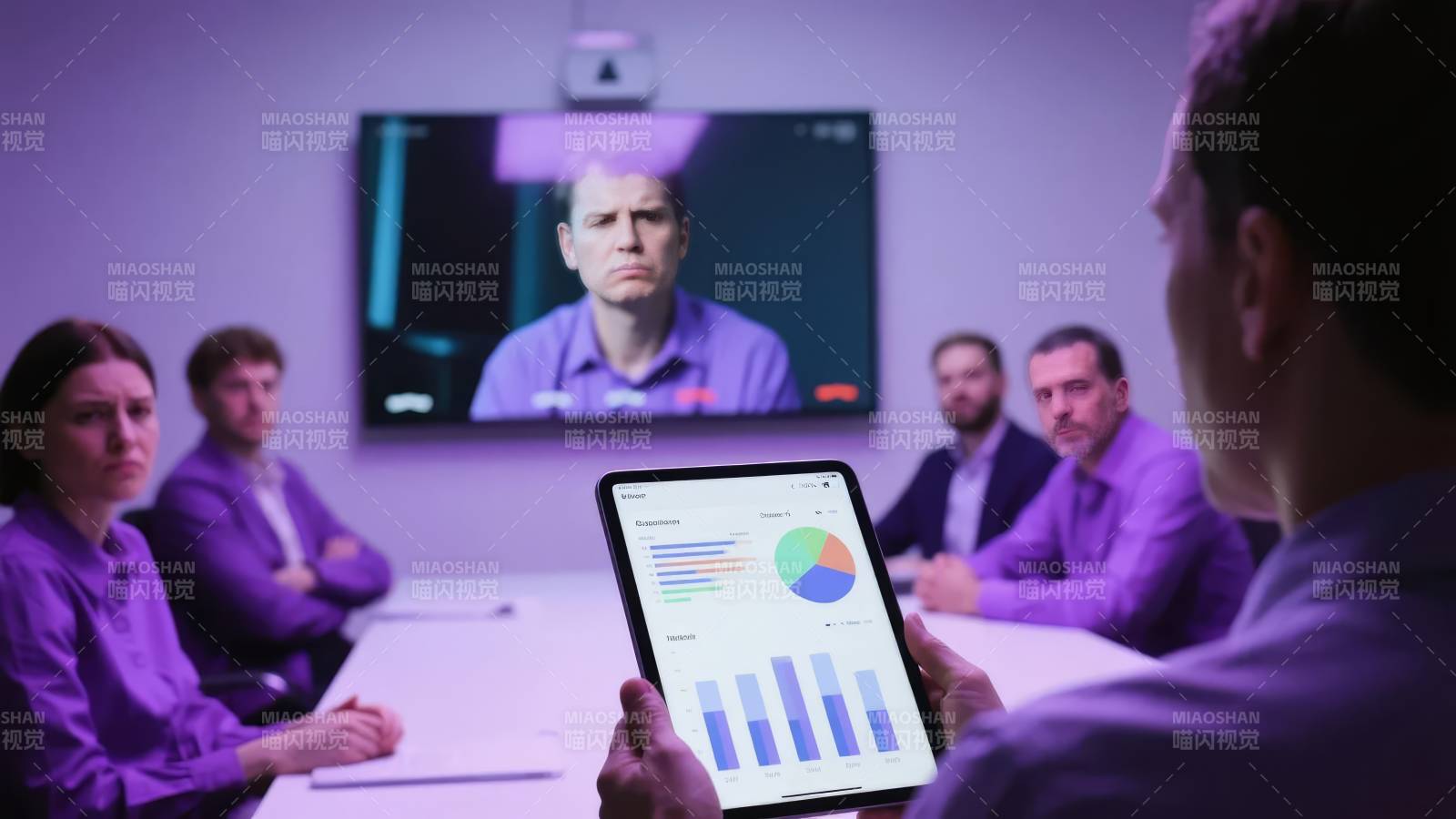 远程会议数据分析图片