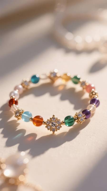 彩珠手链 闪耀夺目图片