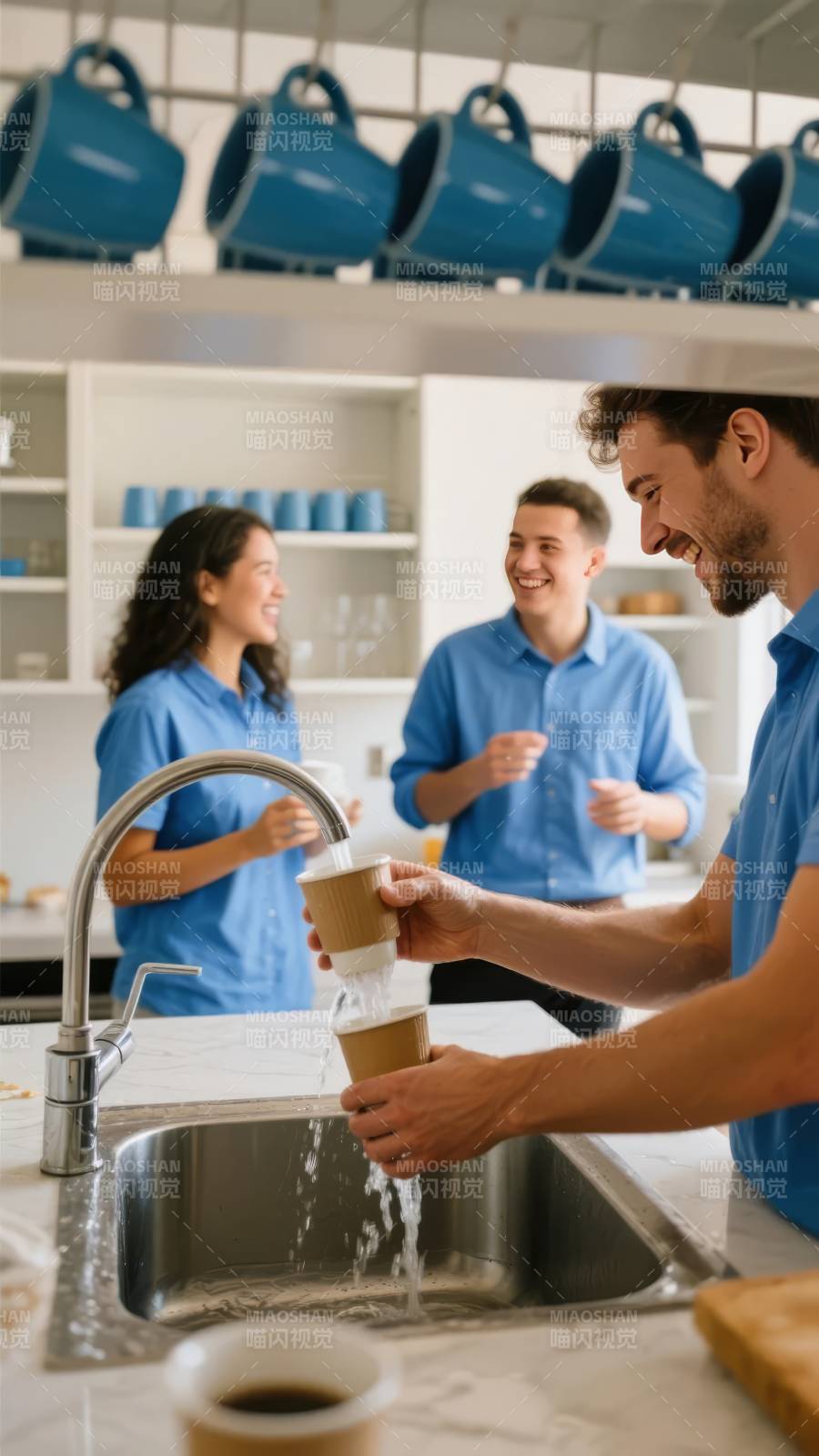 厨房里的欢乐时光图片