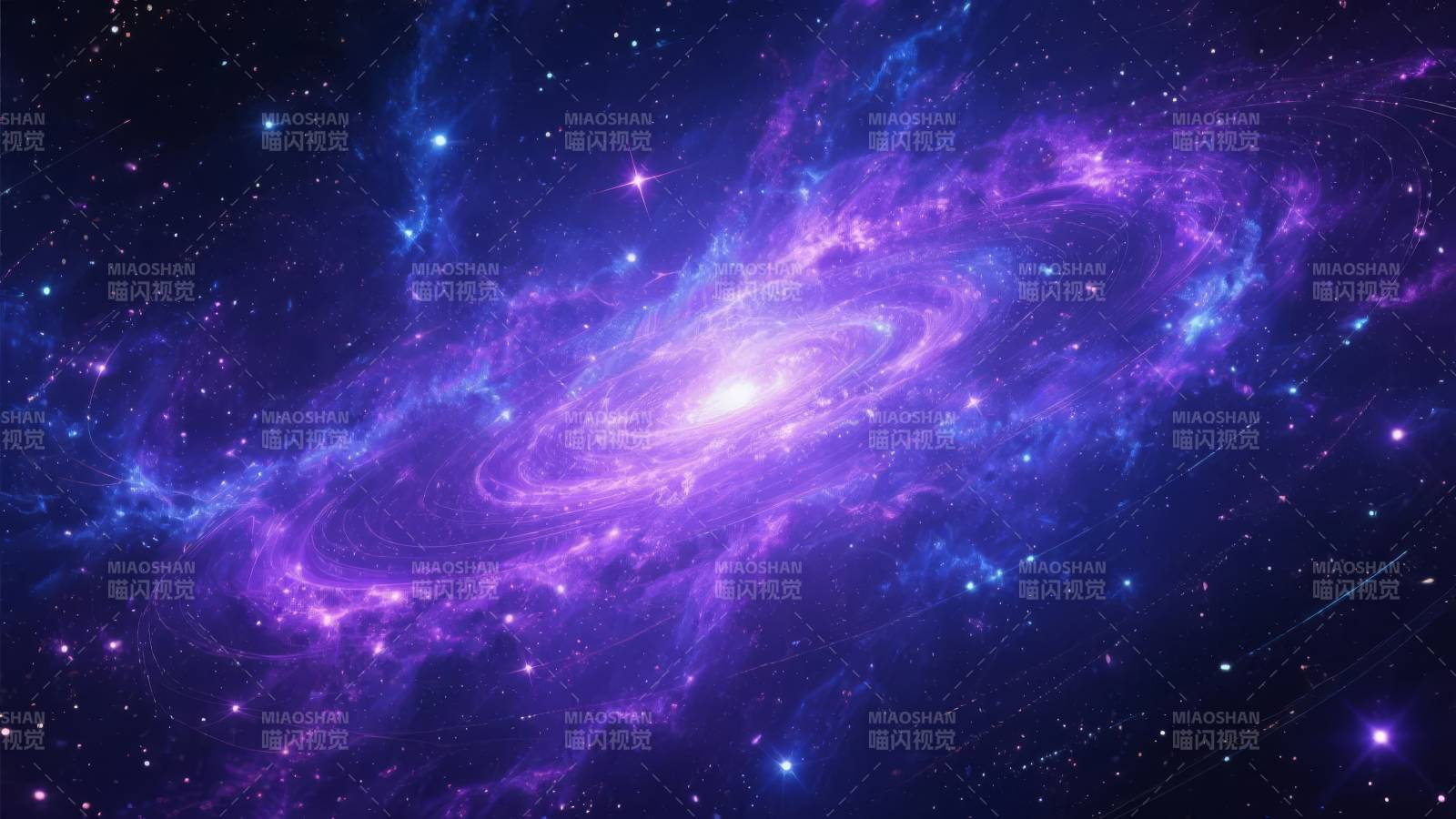 星河璀璨紫梦图片