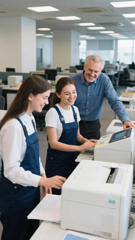 办公复印协作场景图片