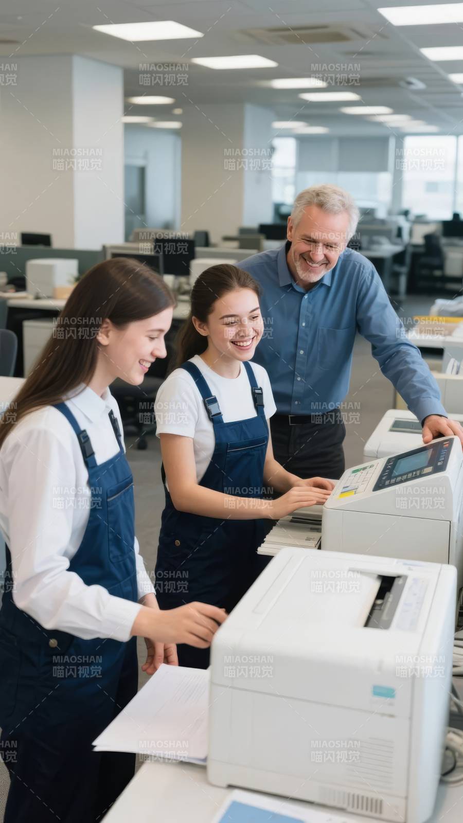 办公复印协作场景图片