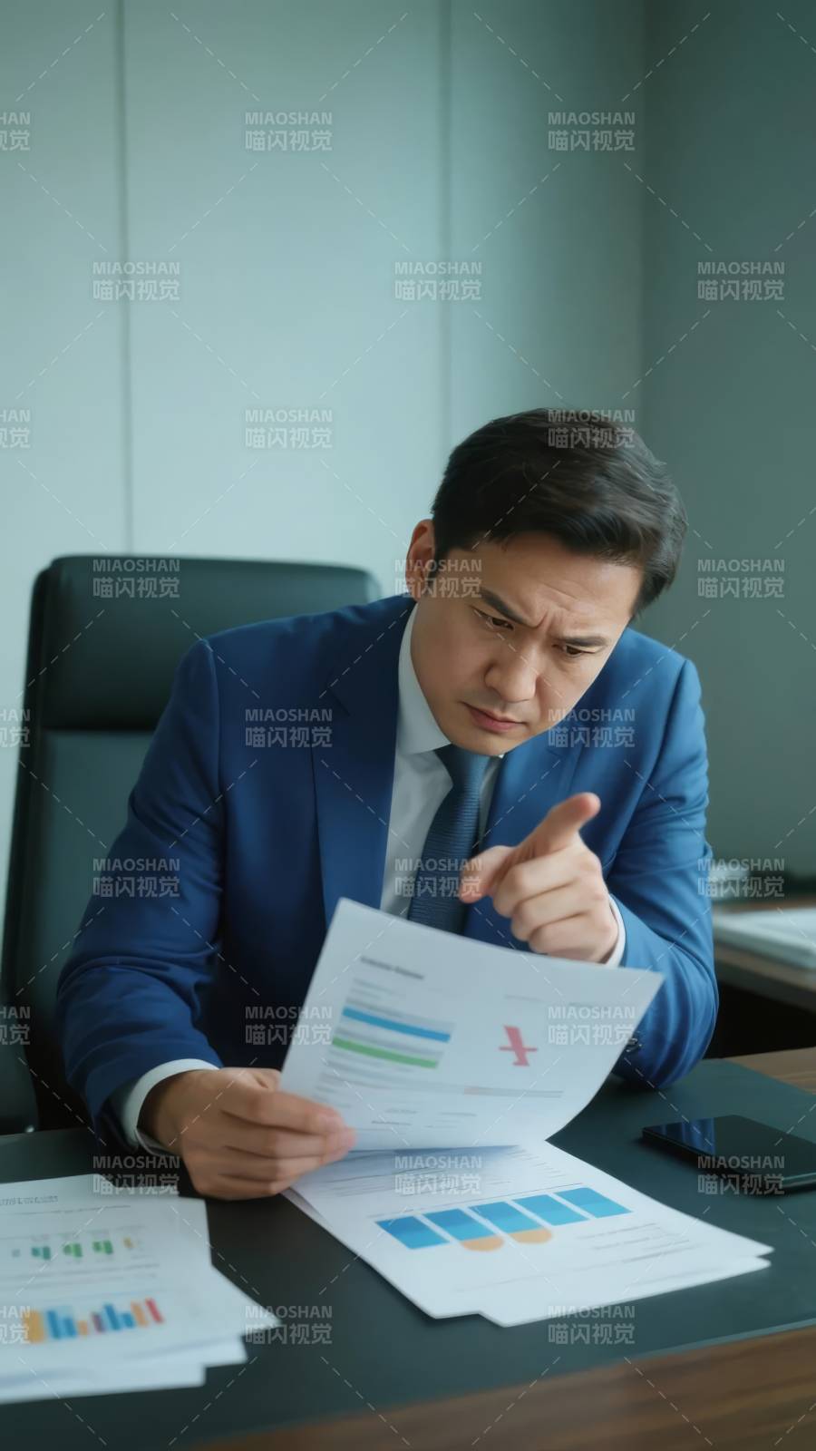 商务人士审阅文件图片