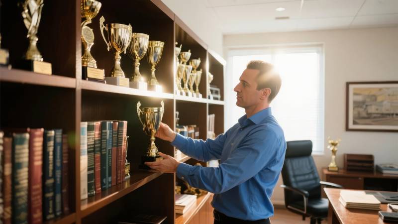 荣誉陈列室图片