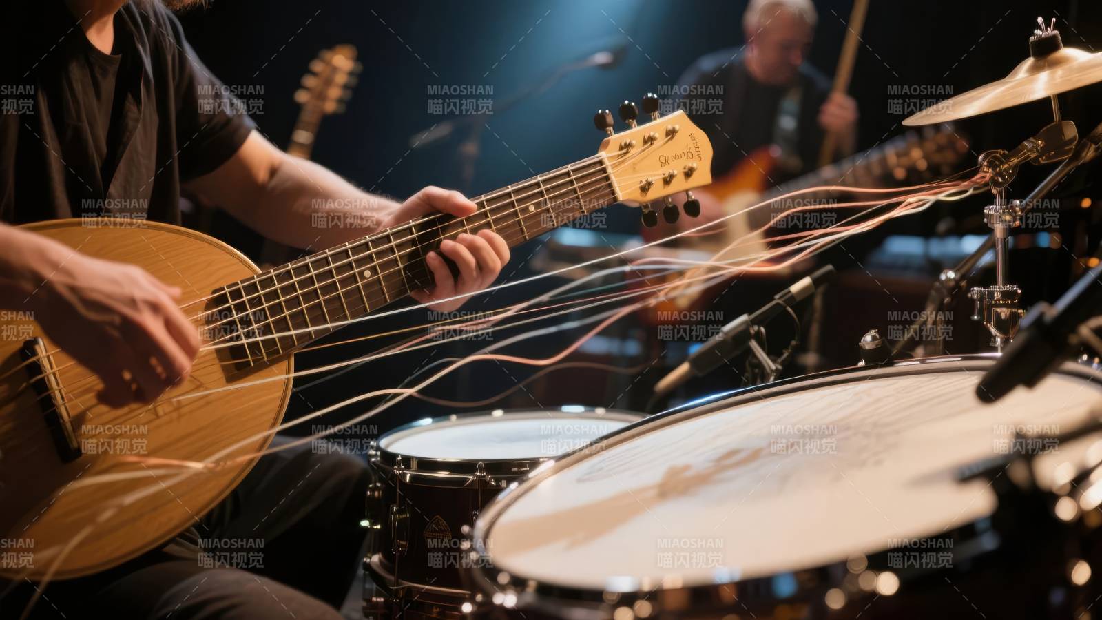 乐队演奏瞬间图片