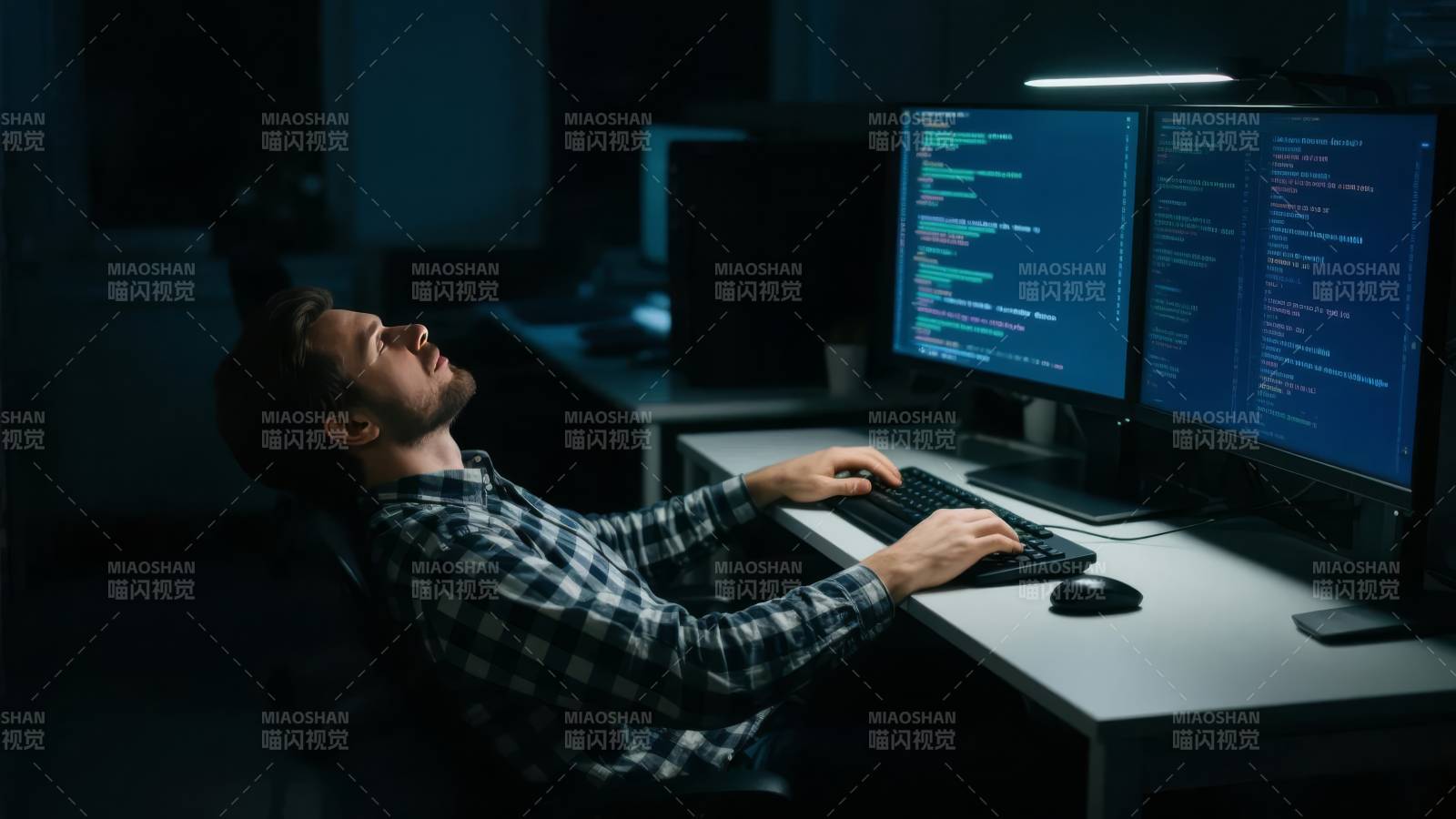 程序员深夜奋战图片