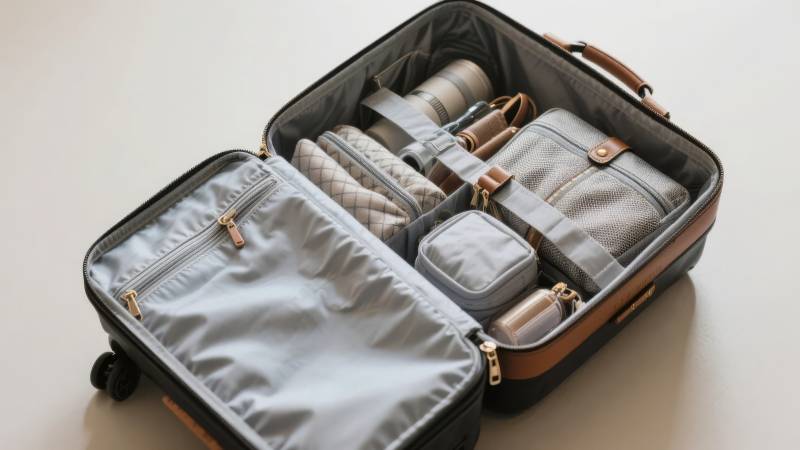 精致行李箱收纳图片