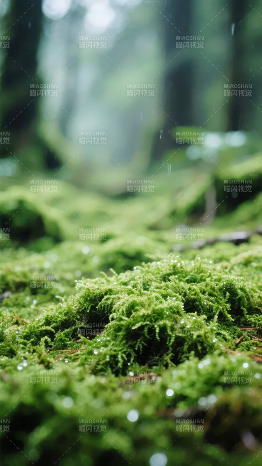 雨林青苔图片
