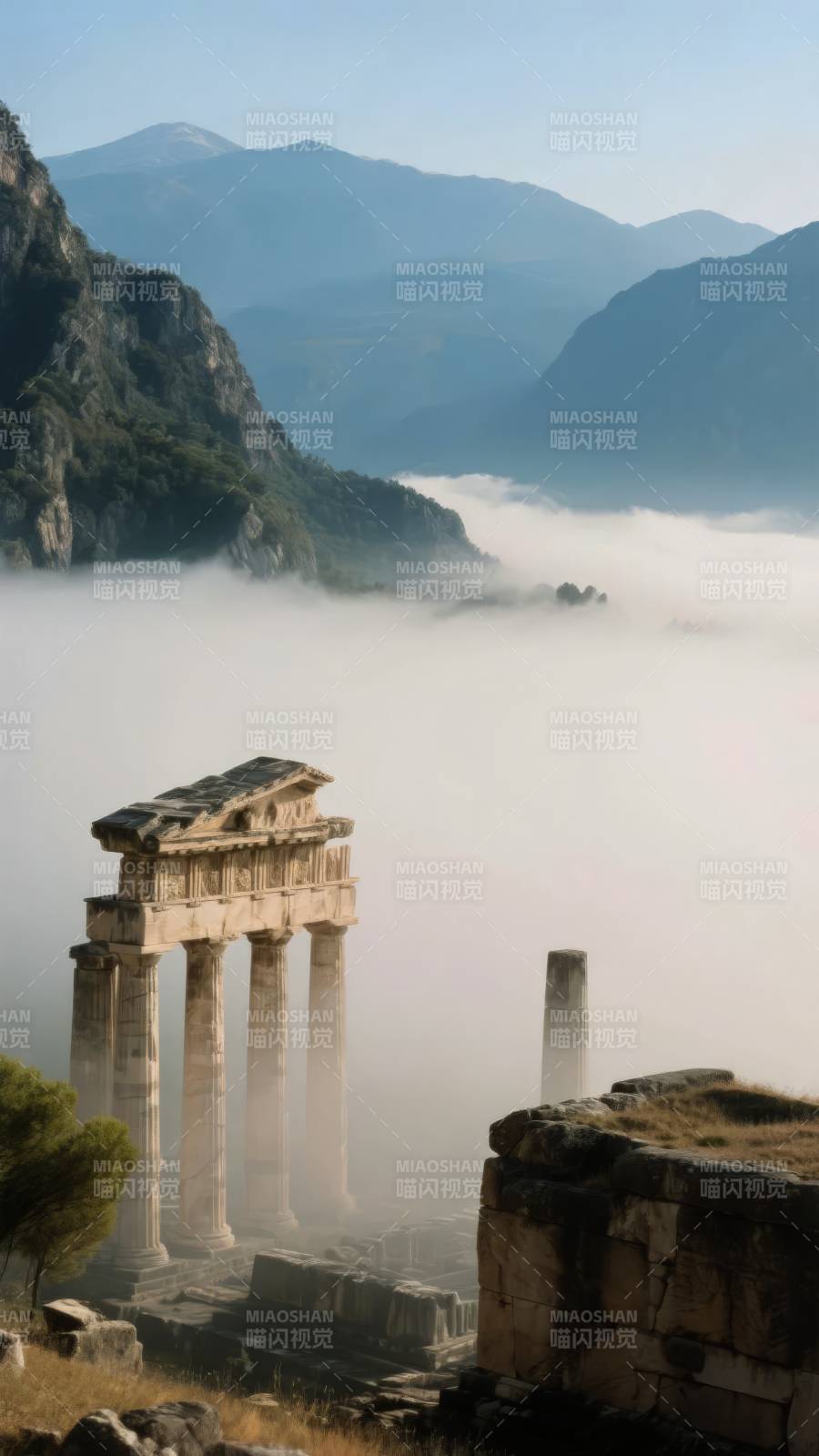 云海古迹图片