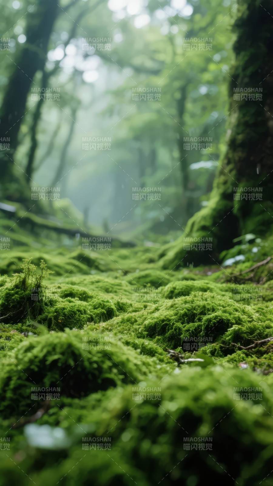 绿意盎然的森林图片