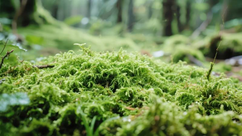 森林中的青苔图片