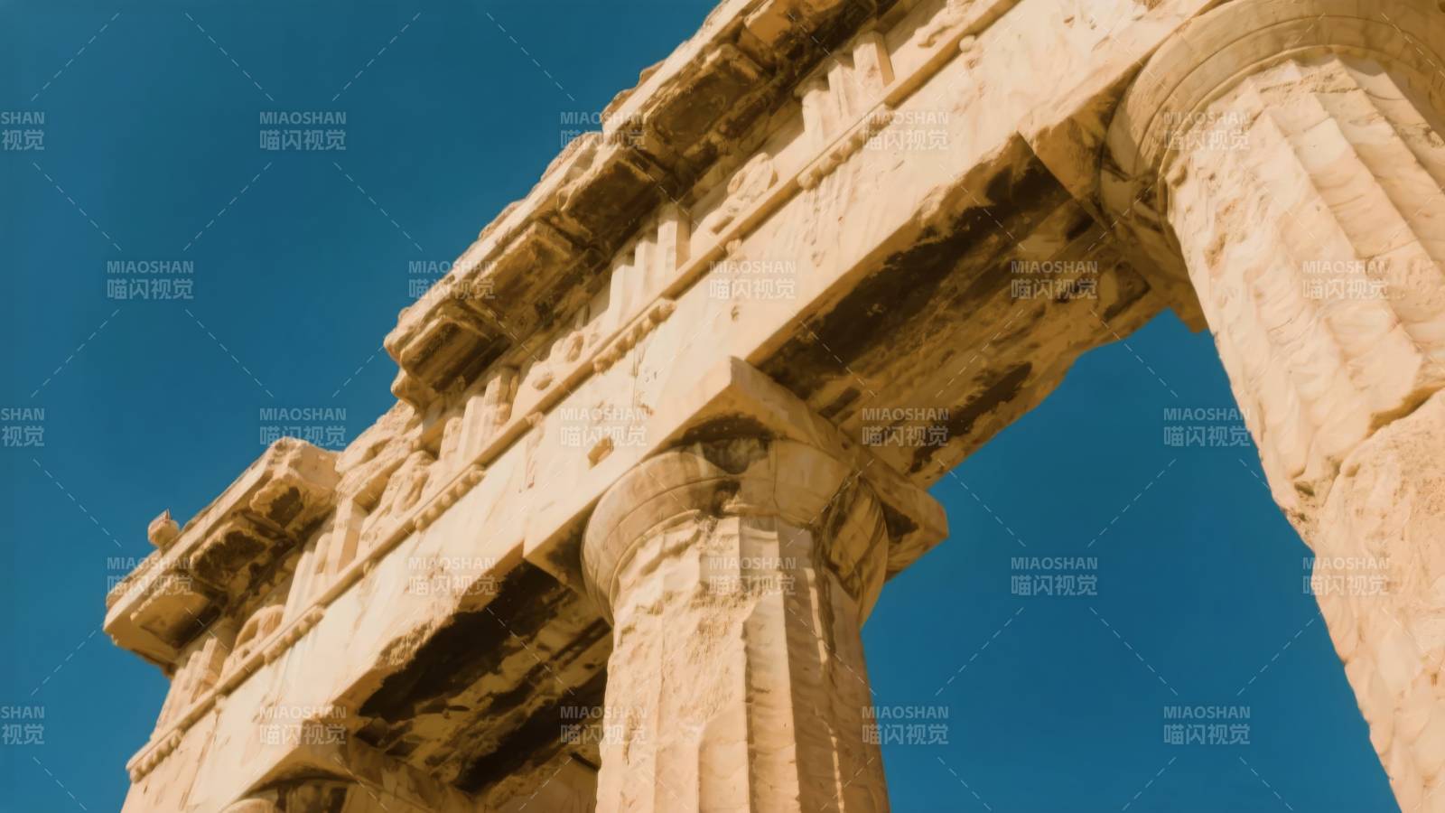 古希腊神庙遗迹图片