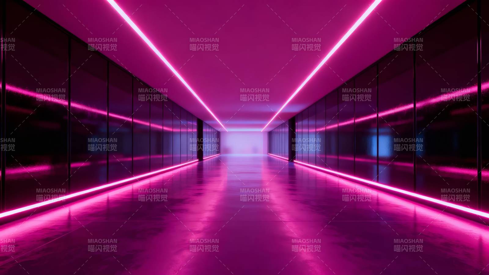 霓虹走廊图片