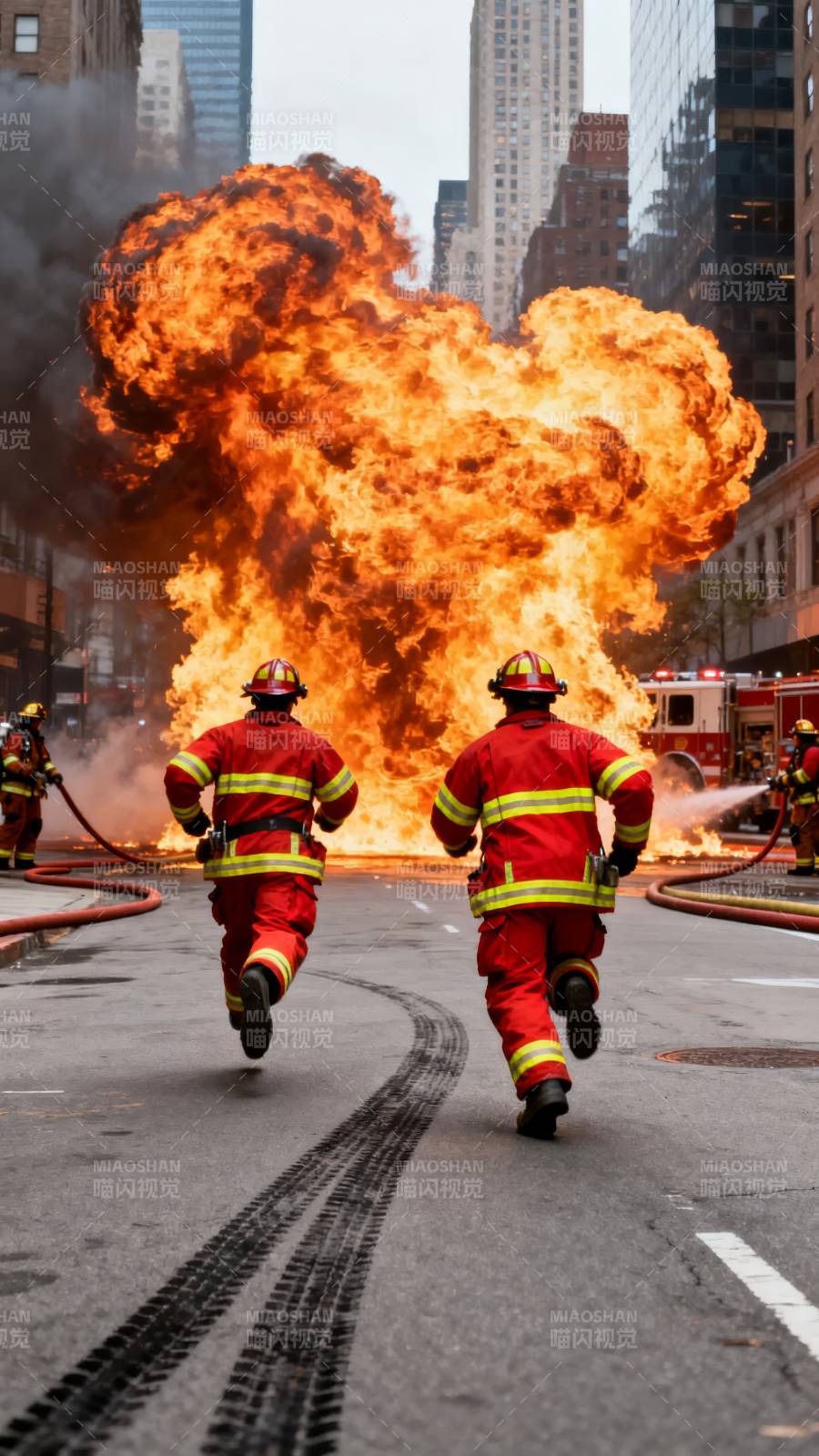 烈火中的逆行者图片