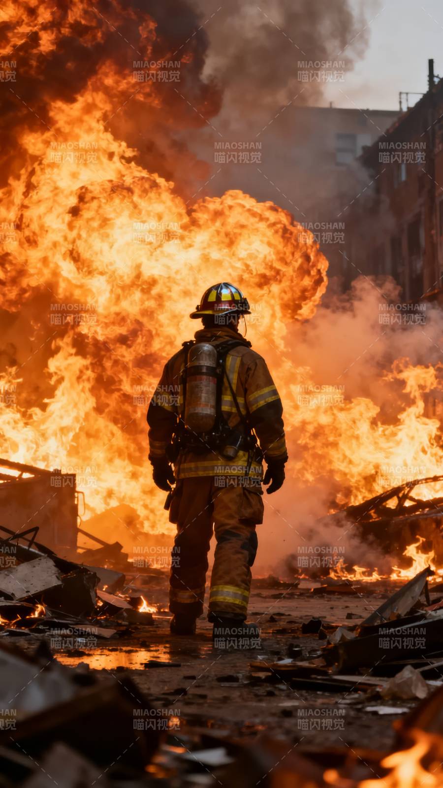 烈火中的逆行者图片