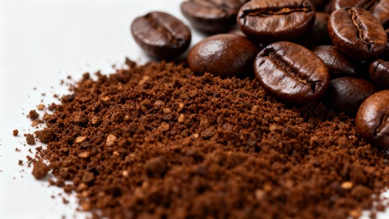 咖啡豆与研磨粉图片