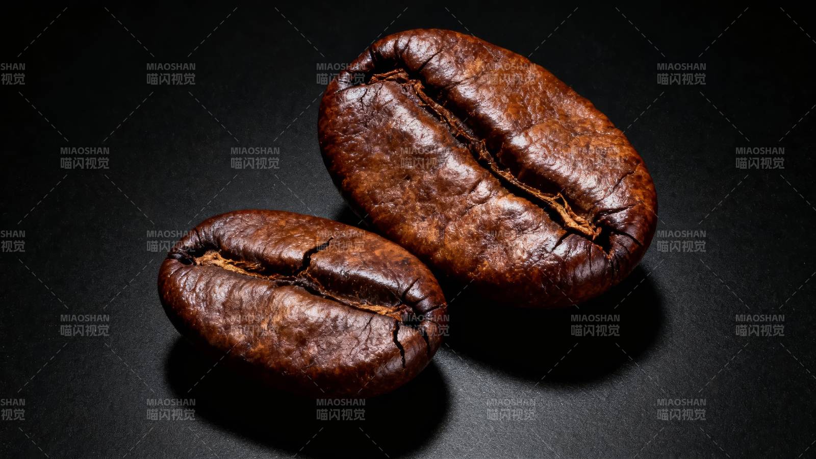 咖啡豆特写图片