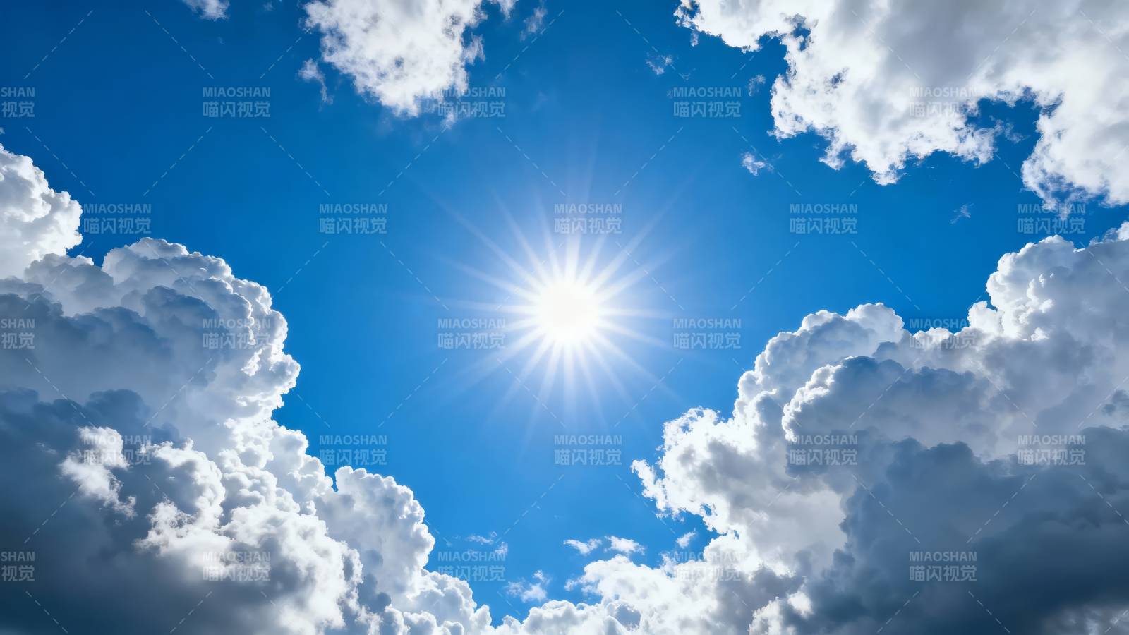 晴空万里 阳光灿烂图片