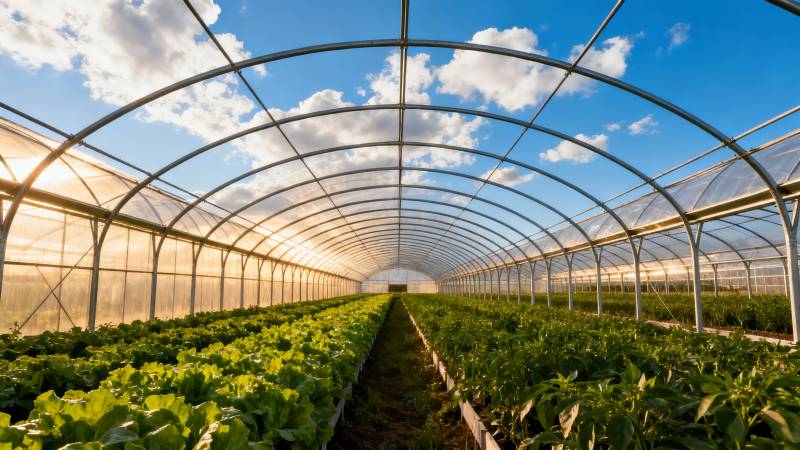 温室蔬菜种植园图片