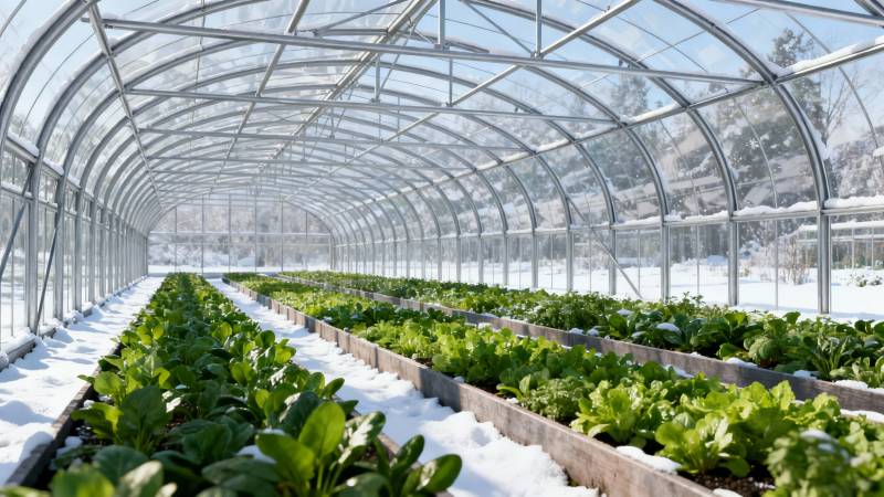 温室春耕图图片