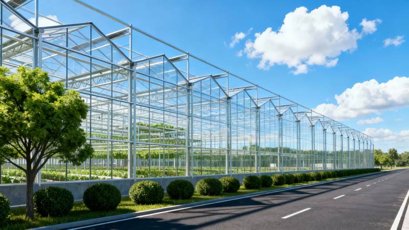 现代化温室大棚图片