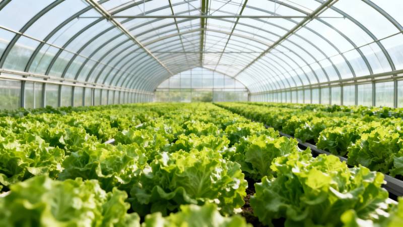 温室生菜种植园图片