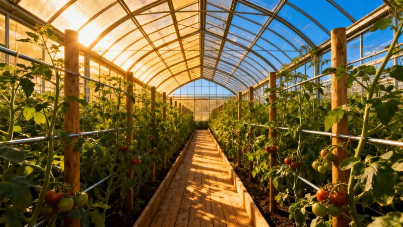 温室番茄园图片