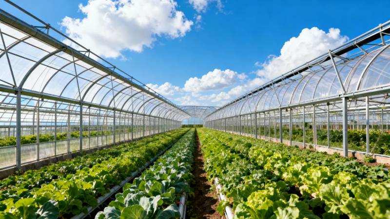 温室蔬菜种植园图片