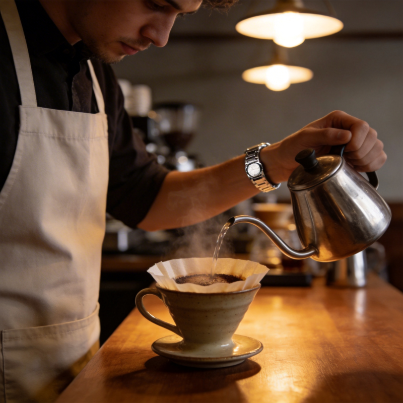 手冲咖啡艺术图片