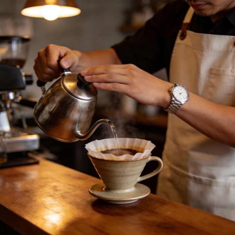 手冲咖啡的艺术图片