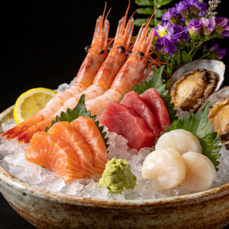 海鲜拼盘 鲜美诱人图片