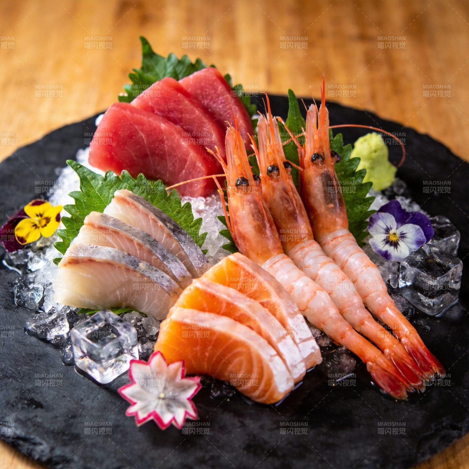 精致刺身拼盘图片
