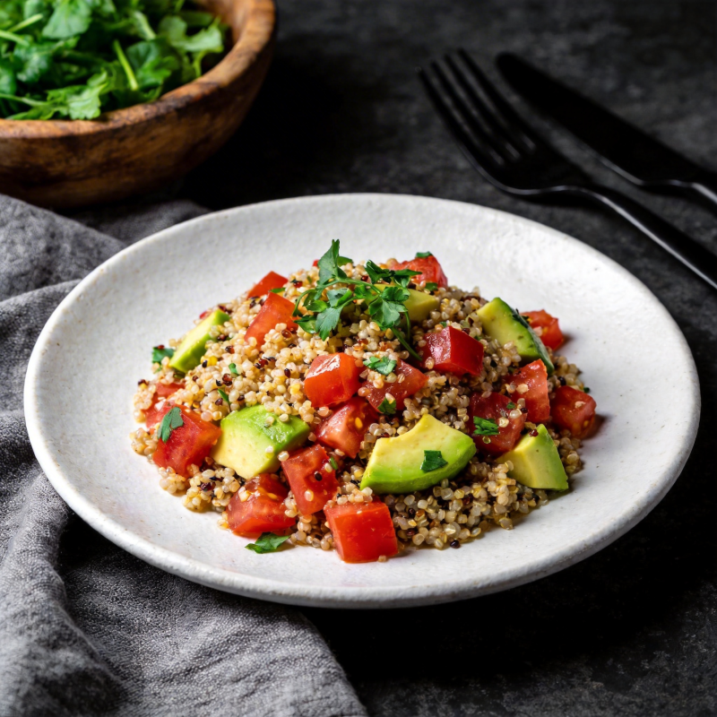 藜麦沙拉配牛油果图片
