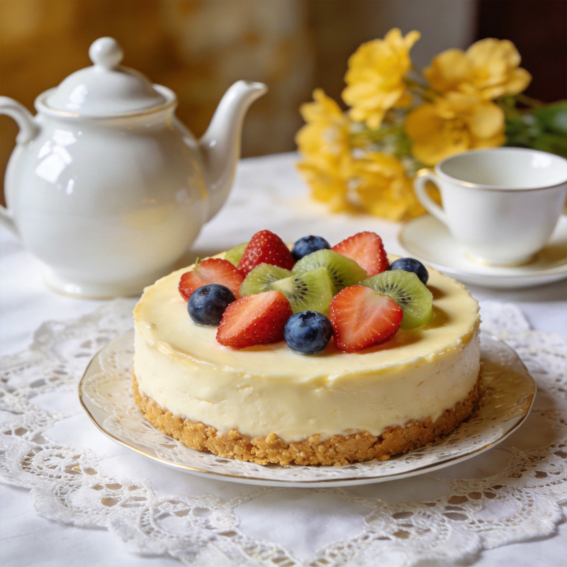 水果芝士蛋糕图片