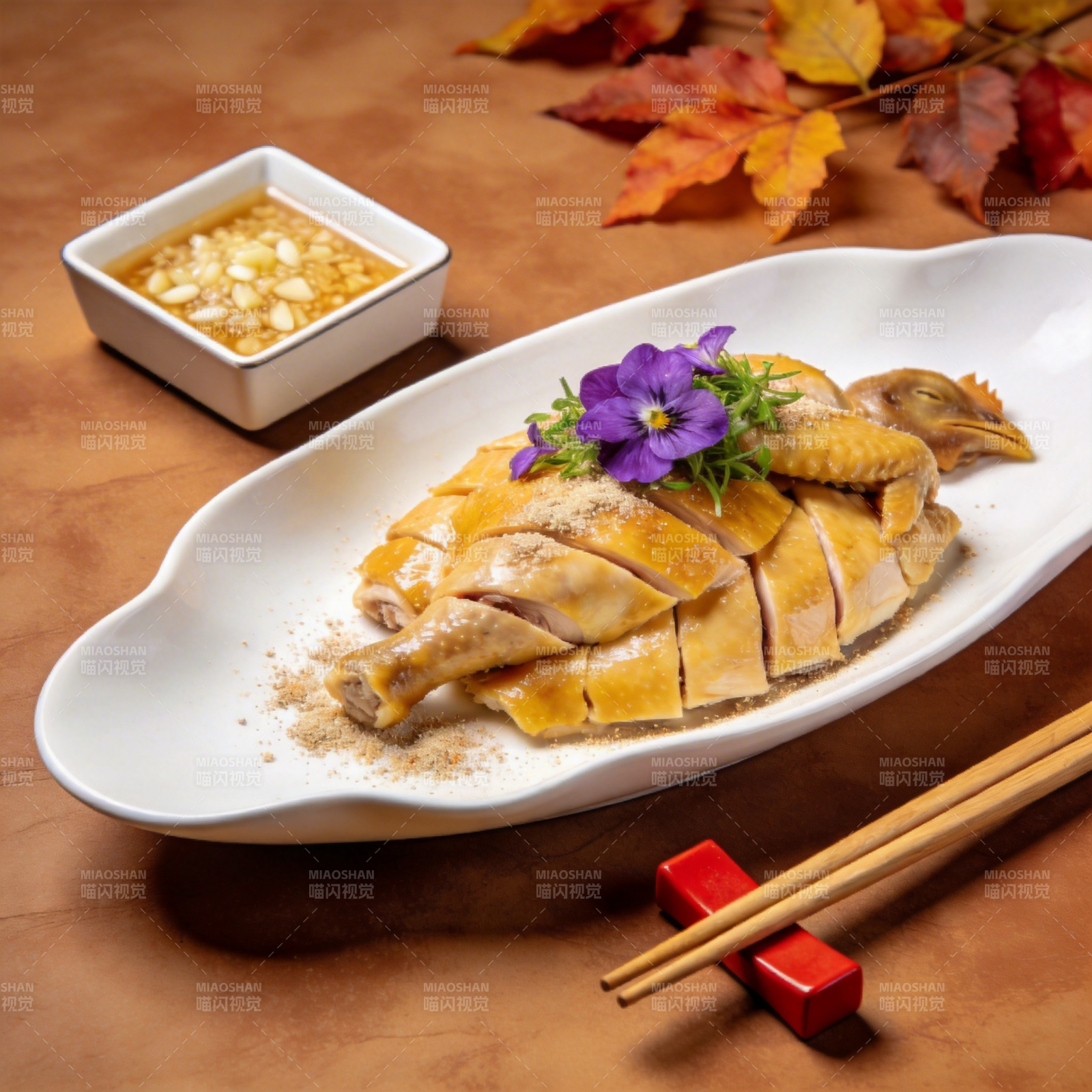 秋日香鸡 美味呈现图片