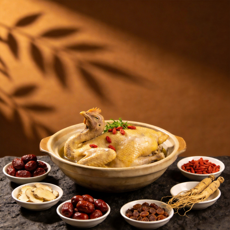 滋补鸡汤宴图片