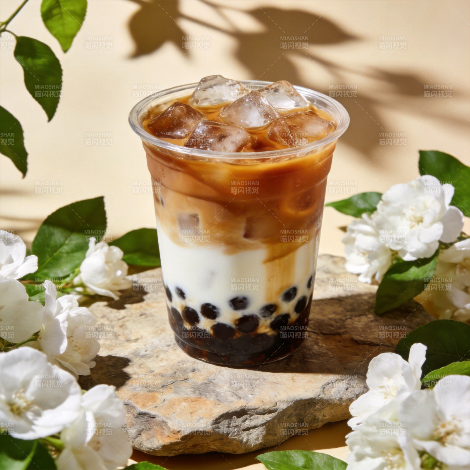 冰爽珍珠奶茶图片