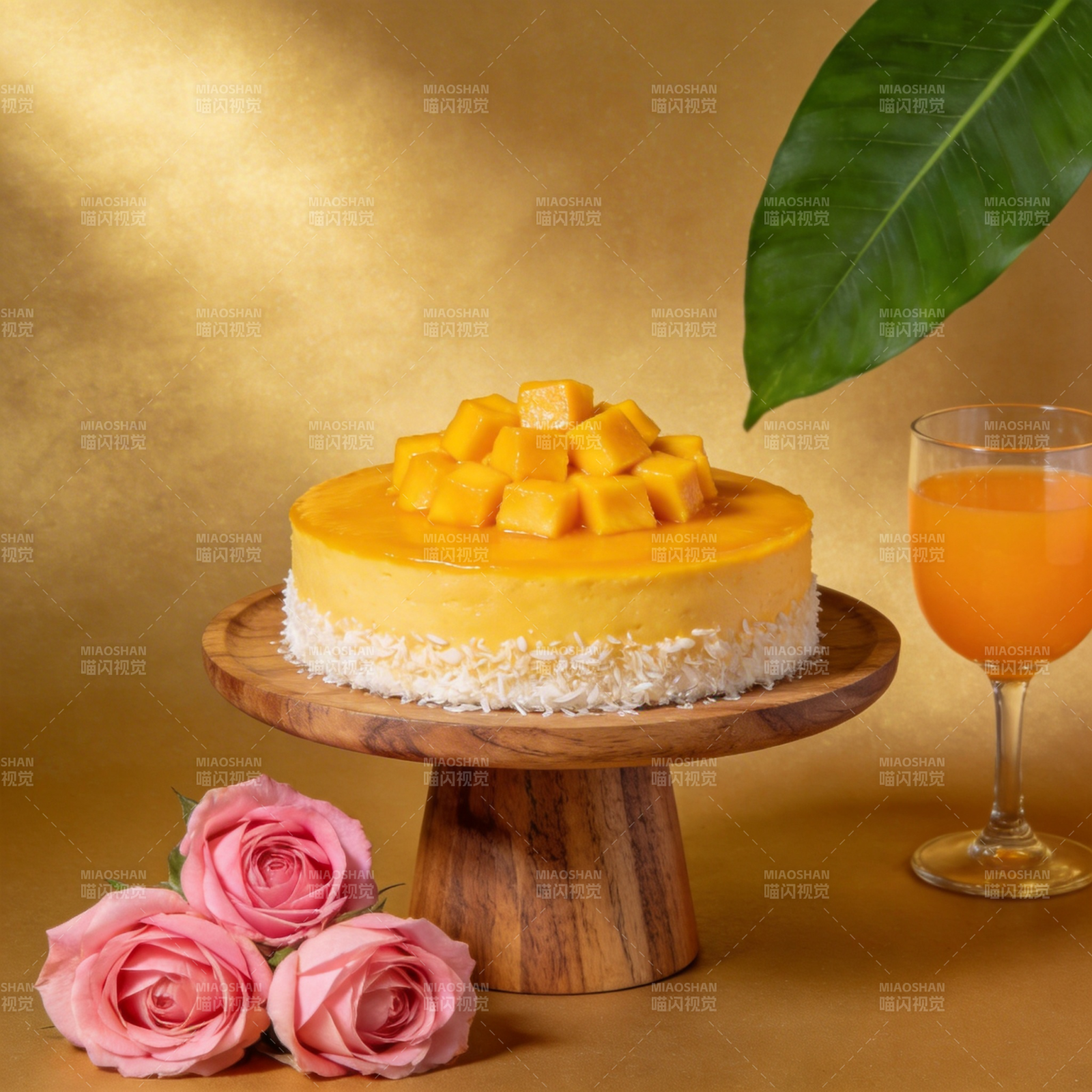 芒果慕斯蛋糕图片