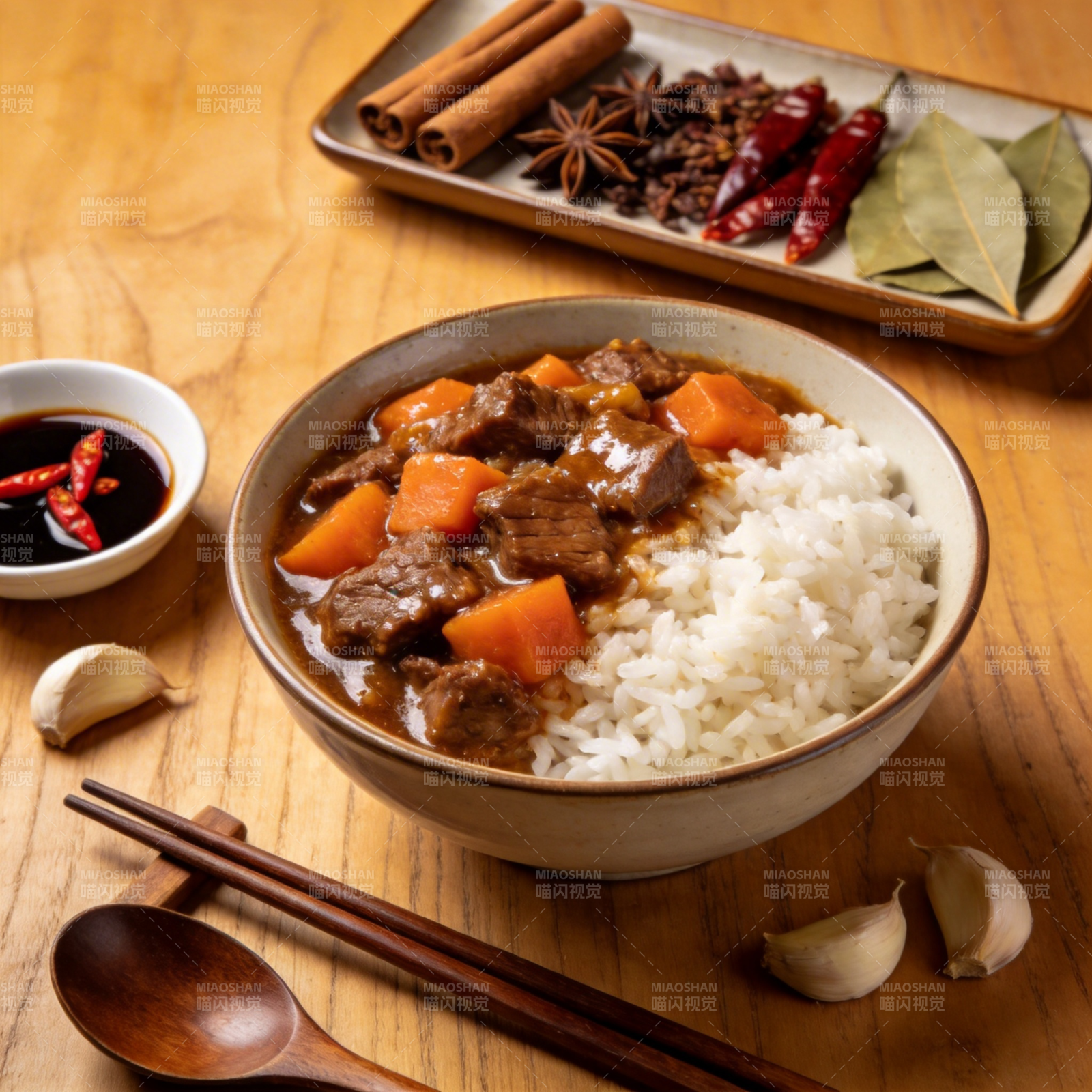 咖喱牛肉饭图片