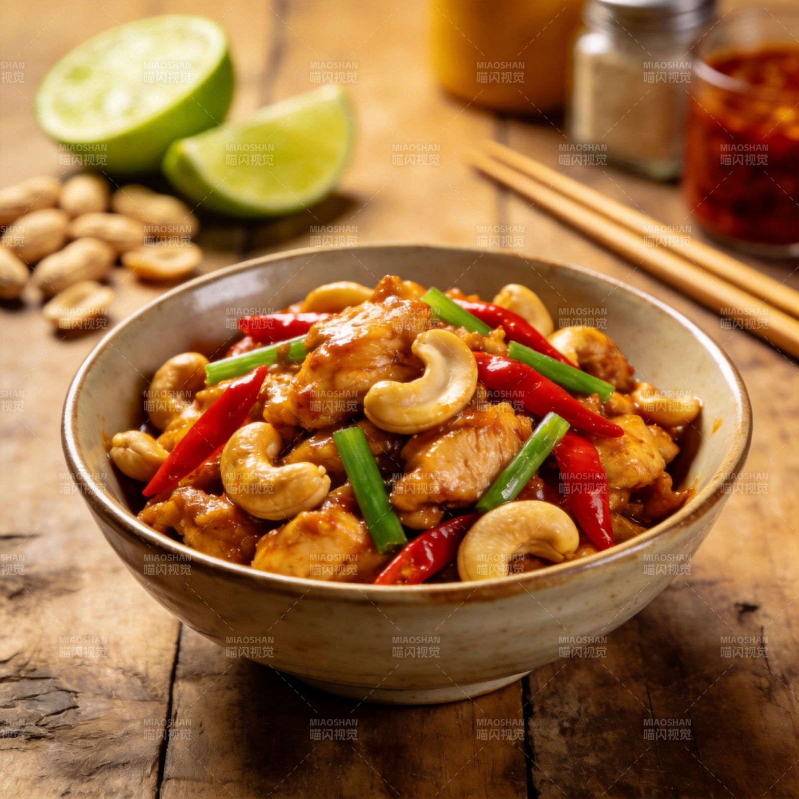 腰果鸡丁 香辣诱人图片