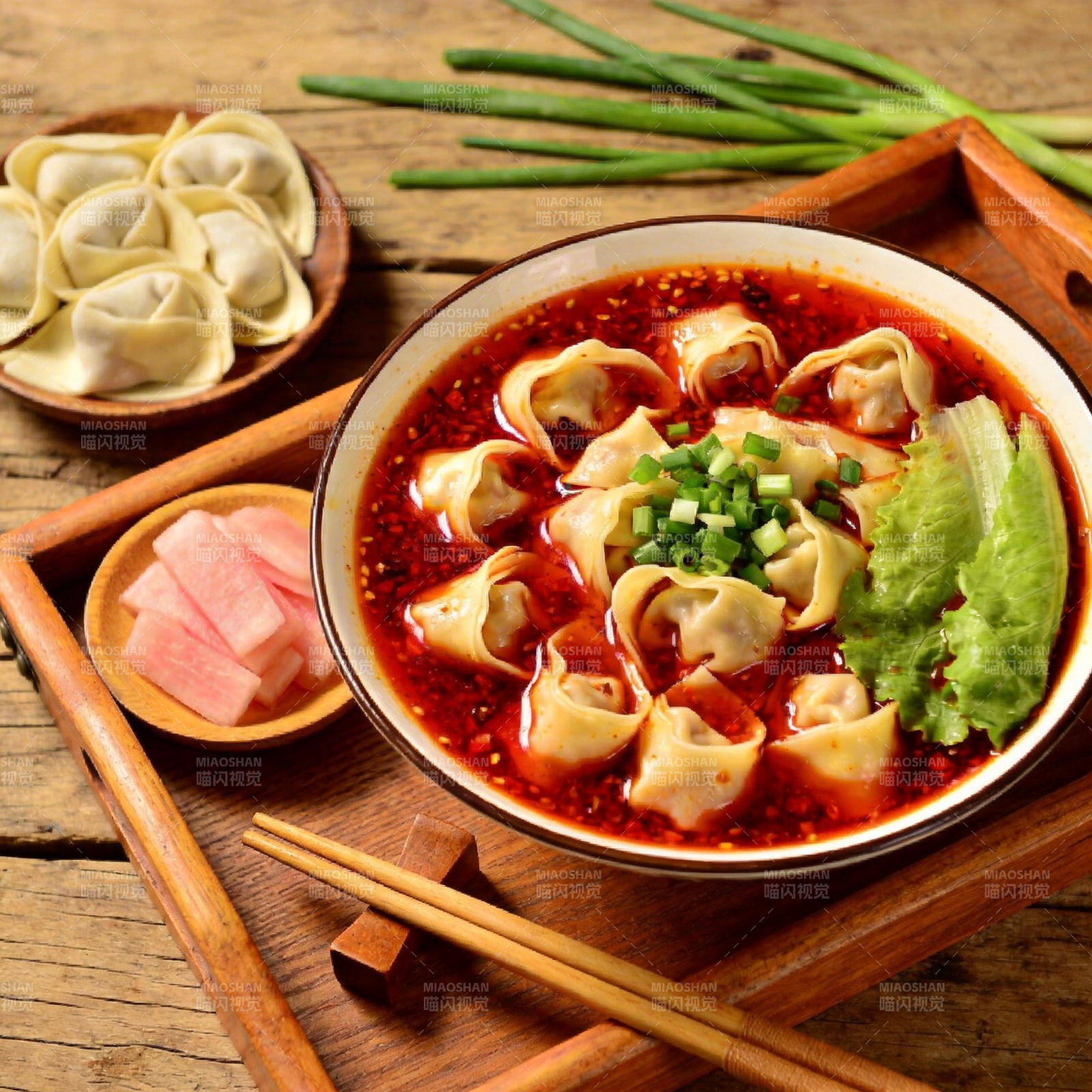 麻辣馄饨配菜图片