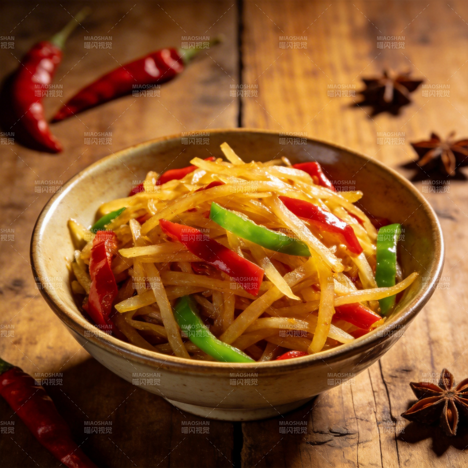 辣味土豆丝图片