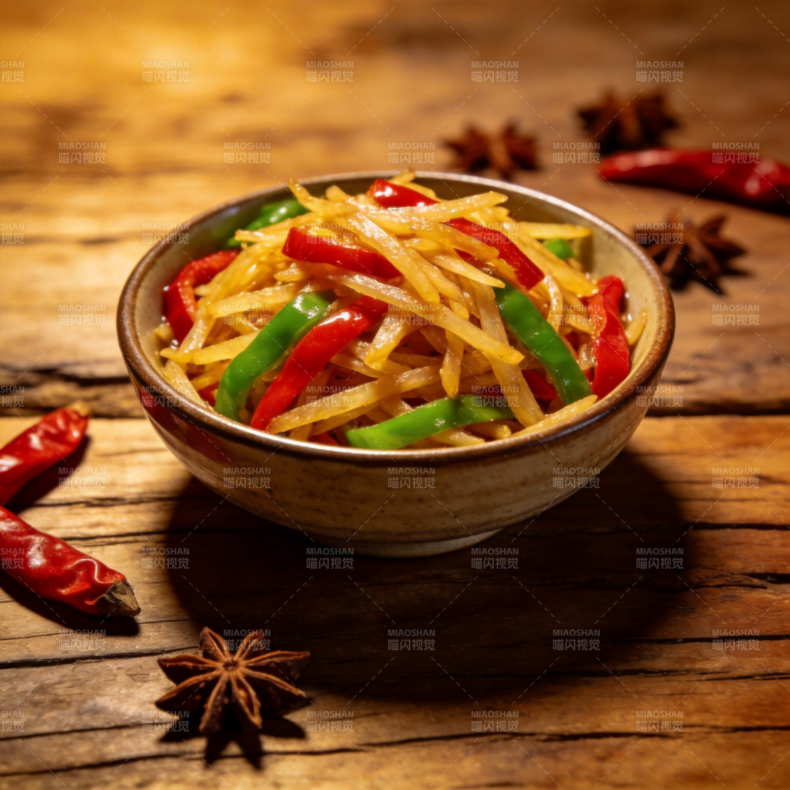 香辣土豆丝图片