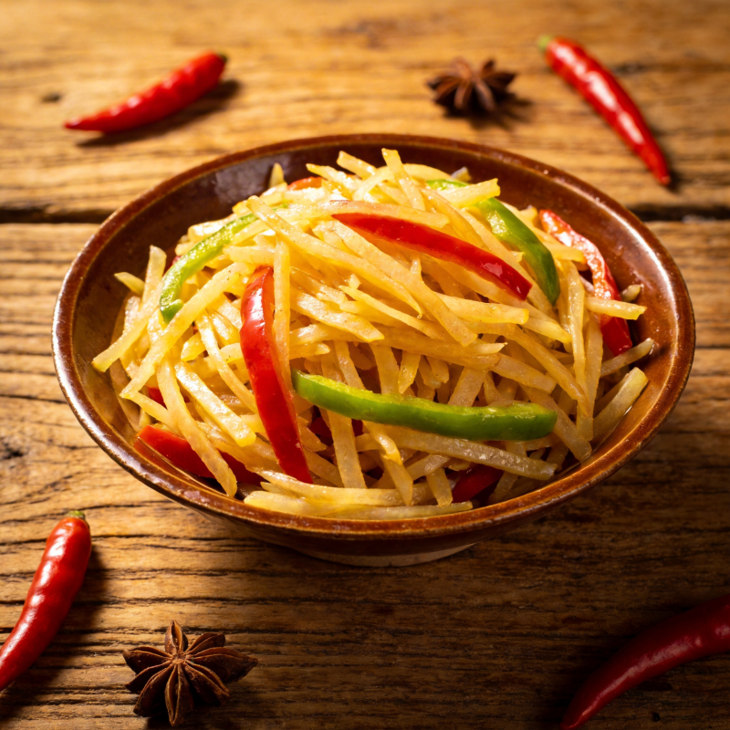 酸辣土豆丝图片