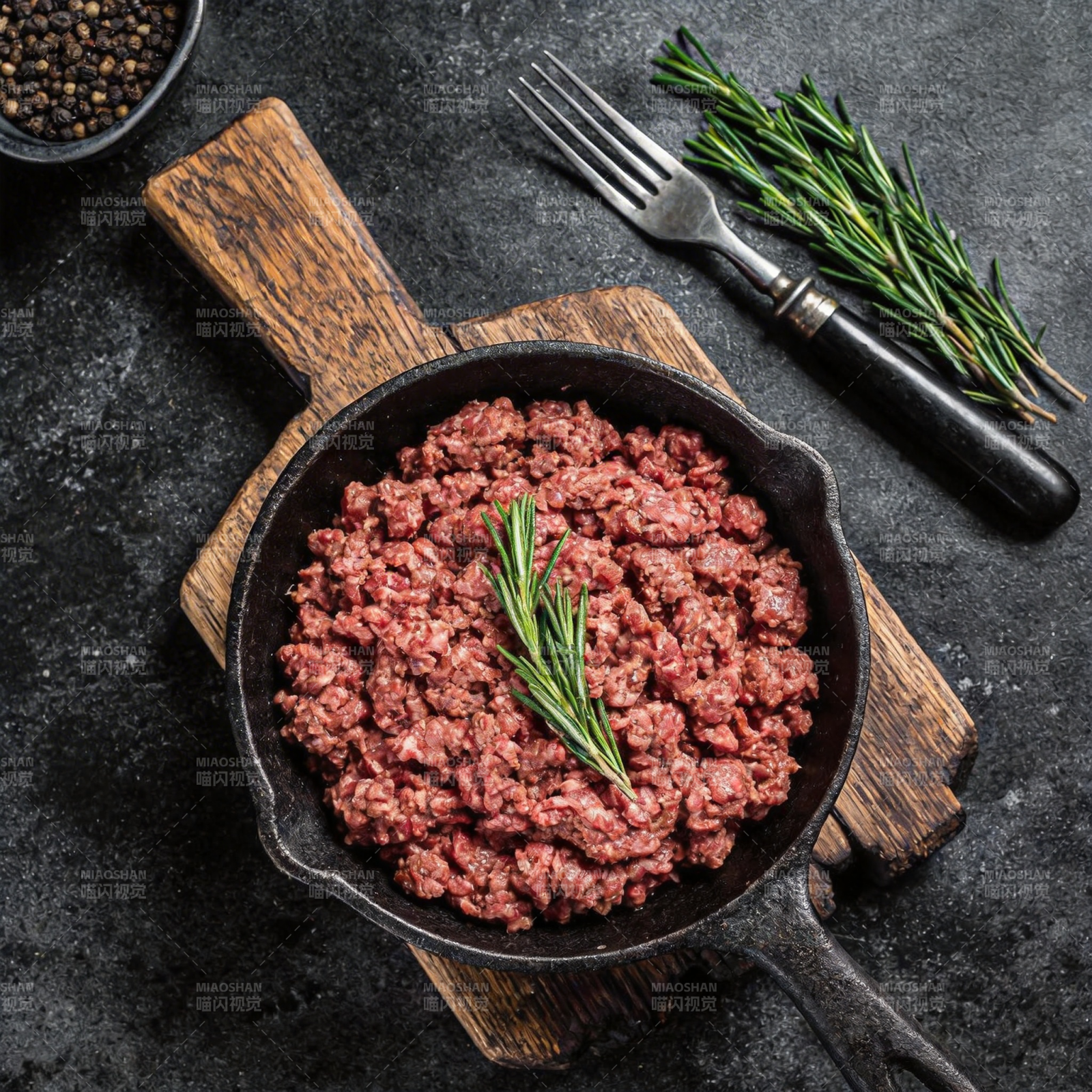 香草牛肉碎图片