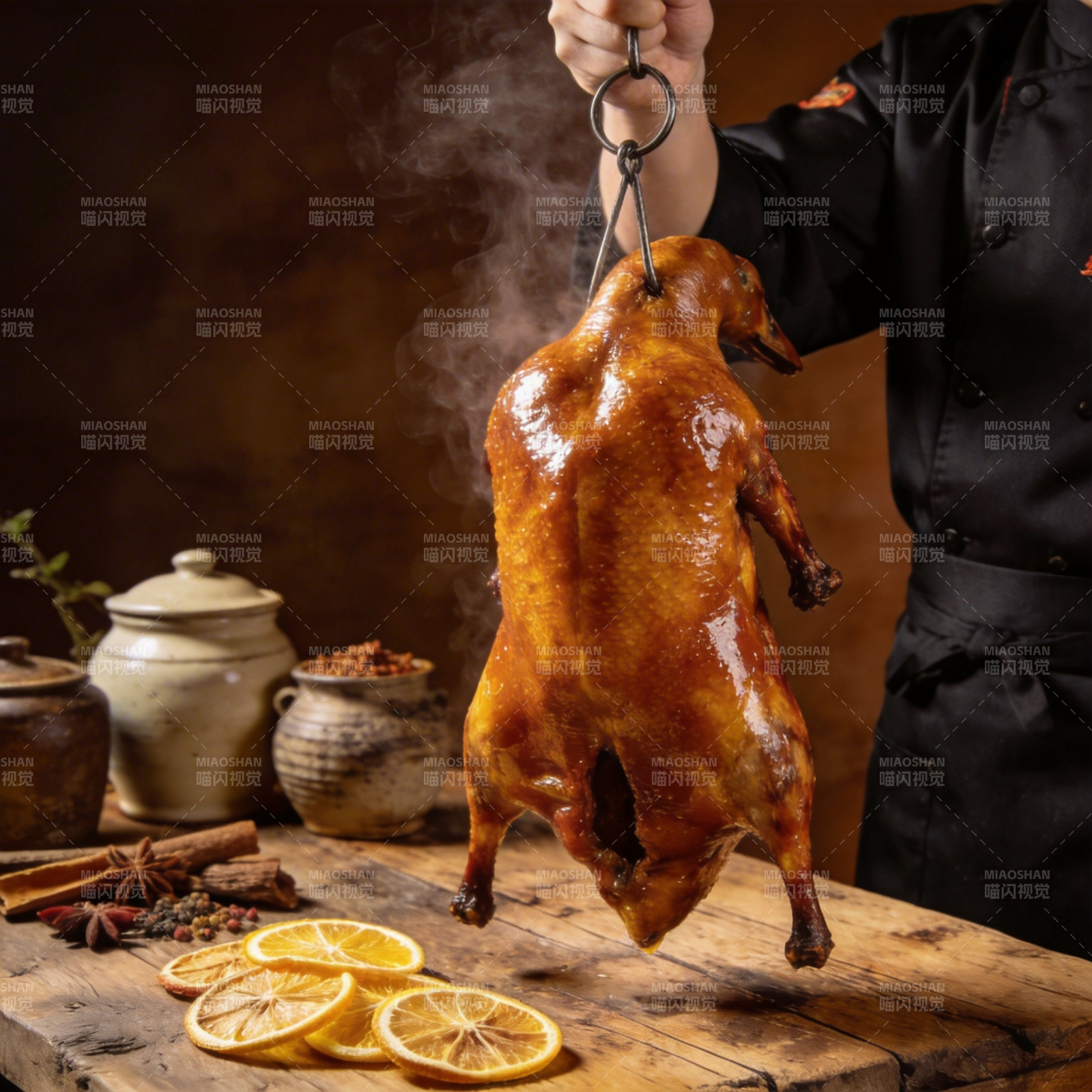 烤鸭飘香图片
