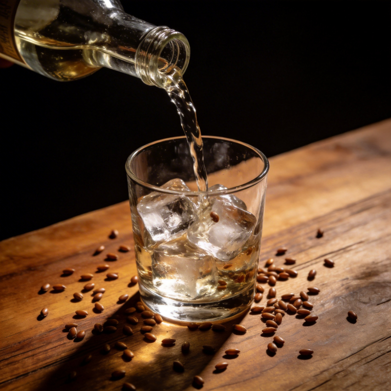 酒液入杯 冰块轻响图片