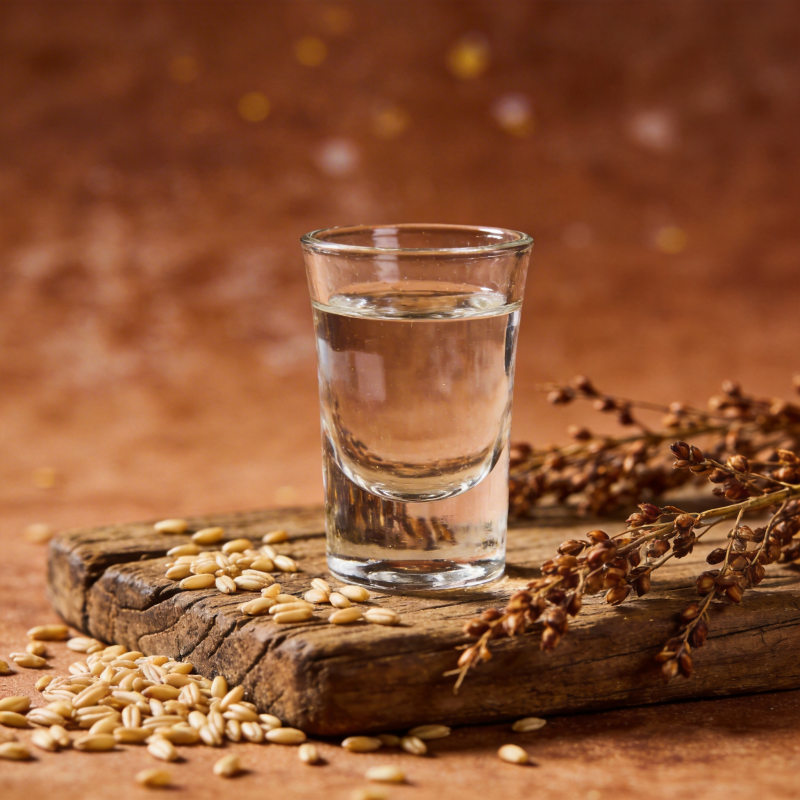 清酒与谷物图片